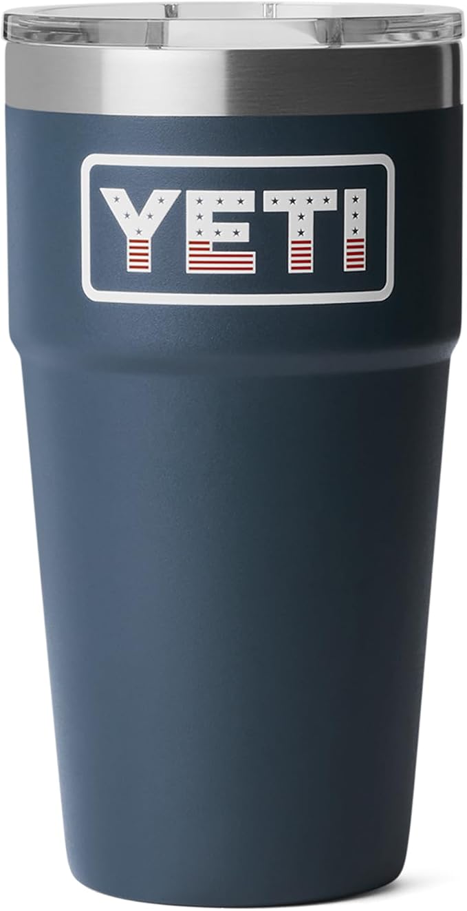 YETI Rambler 20 oz Stackable Tumbler, Stainless Steel, Vacuum Insulated with MagSlider Lid by YETI