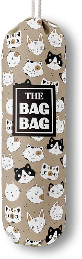 Funny The Bag Bag, Grocery Bags Holder Organizer For Shopping Bags, Wall Mount Plastic Bags Storage Container Dispensers, Gift For The Preferred Family And Friends by HiLus