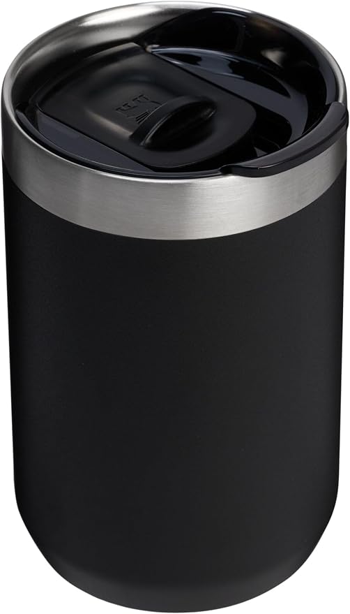 STANLEY Everyday Camp Cup 12 oz | Drink Through Lid | Cup for Coffee, Tea and Drinks | Insulated Stainless Steel | BPA-Free | Black 2.0 - Image 3