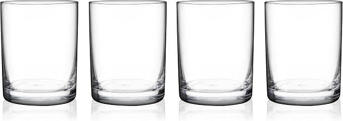 True Rocks Glass, Whiskey Tumblers, Old Fashioned Bourbon Scotch Brandy Rum Drinking Glasses, Whiskey Glasses Perfect for Wedding, Anniversary, Housewarming, Cocktail Party, Home Bars, 12 oz, Set of 4 - Image 6