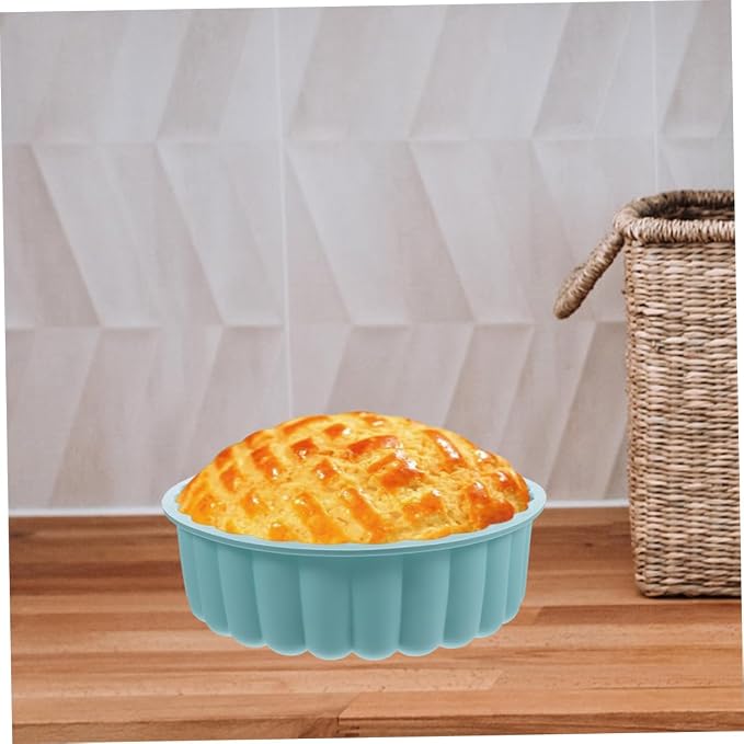 Zerodeko 2pcs Food-grade Silicone Cake Pan Non-stick Round Molds for High-temperature Baking Includes and Lake for Cheesecakes Brownies Tarts - Image 4