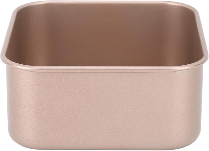 Headerbs Baking Sheet Pan, Deep Square Non Stick Carbon Steel Cookie Tray, Thickened Stackable Bakeware for Cake Bread Pizza Pastry Roasting Meat in Home Oven Kitchen (Large 8cm / 3.2in) - Image 6