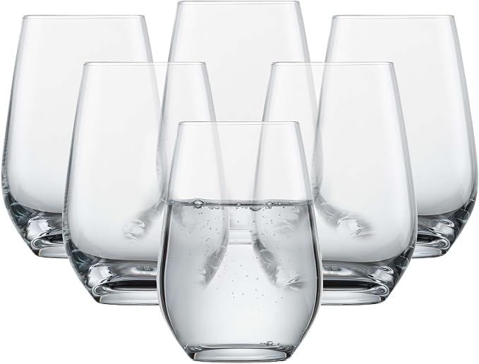 Schott Zwiesel Forté All Purpose Glass 13 Ounce (Set of 6), Drinking Glasses for Water, Dishwasher-Safe Tritan Crystal Glasses, Made in Germany by Unknown