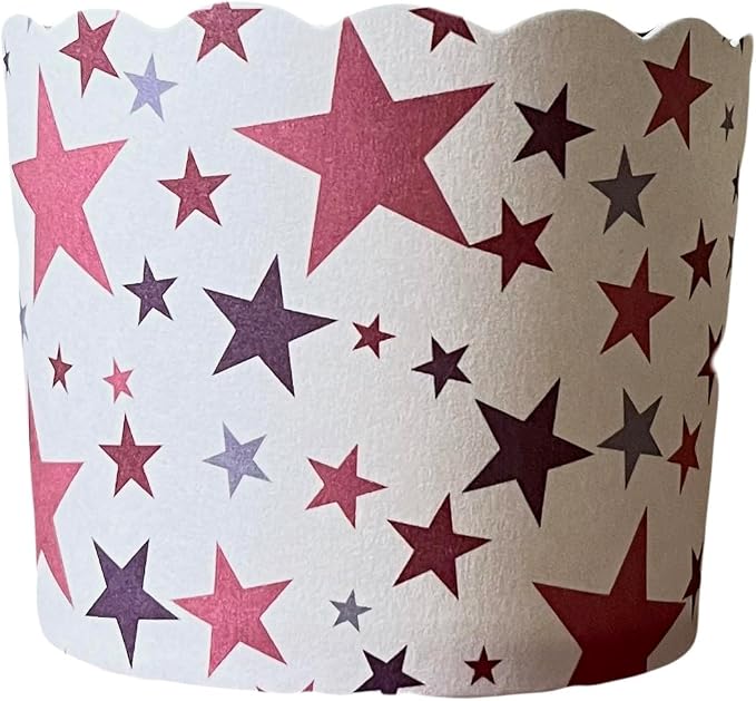 Paper Baking Cups, Greaseproof Disposable Cupcake Liners (Americana, Large Cups (50-Pack)) - Image 2
