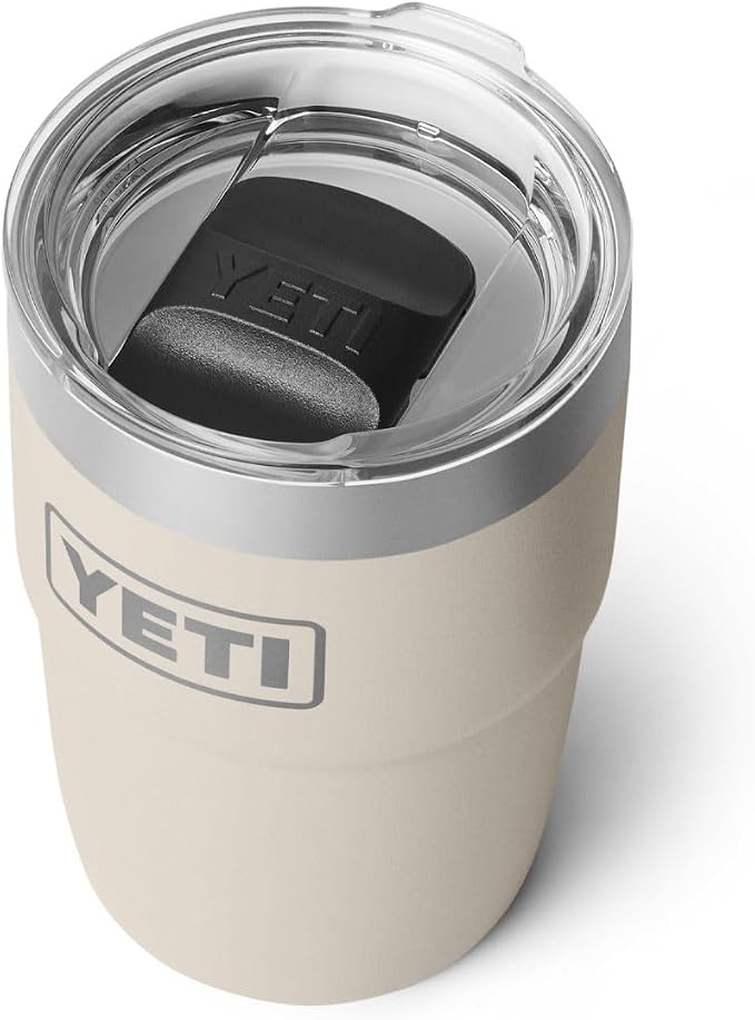 YETI Rambler 8 oz Insulated Coffee Mug with Lid - Stackable Double-Wall Vacuum Insulated Coffee Cup - DuraSip Ceramic Lining - Barista-Friendly Design - Stainless Steel - Dishwasher Safe - Image 3