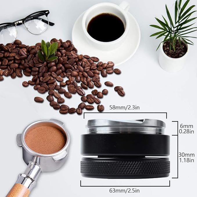 Coffee Leveler Espresso Distribution Tool Coffee Distributor 53 mm Espresso Leveler of Coffee Powder in Portafilter Before Tamping