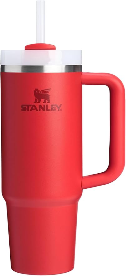 STANLEY Quencher H2.0 Flow State Tumbler, 30 oz, Chili Red | Handle and Straw | 3-Position Lid | Cup Holder Compatible for Travel | Insulated Stainless Steel Cup | BPA-Free by Unknown