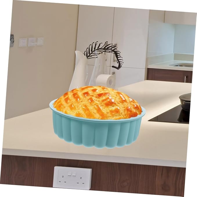 Zerodeko 2pcs Food-grade Silicone Cake Pan Non-stick Round Molds for High-temperature Baking Includes and Lake for Cheesecakes Brownies Tarts - Image 5