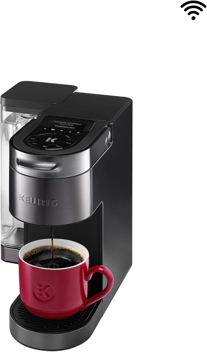 Keurig K-Supreme Plus SMART Coffee Maker, Single Serve K-Cup Pod Coffee Brewer, BREWID and MultiStream Technology, 78 Oz, Black | BREWID, MultiStream Technology, 78 Oz - Image 2