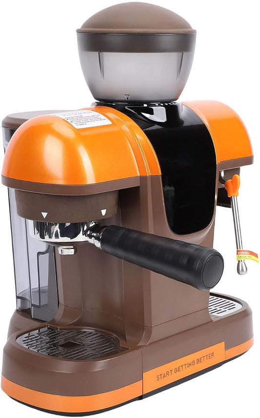 AUNMAS Coffee Maker, Espresso Machine with Tamper Steam Wand Grinder for Home Office Barista Style, 19 Bar 800ML 58mm Semi Automatic (US Plug 110V) by AUNMAS