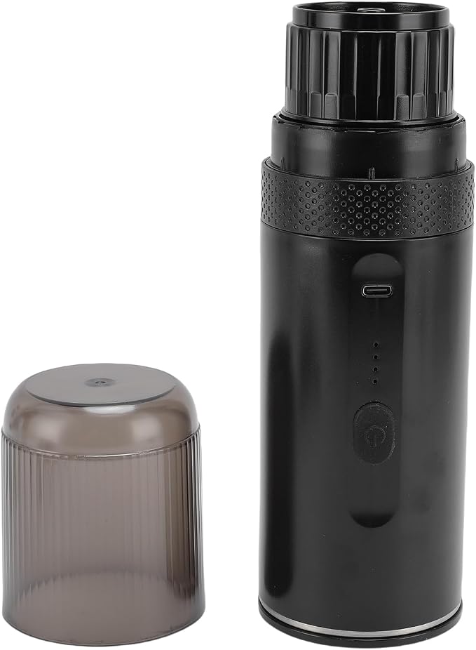 Zerodis Portable Coffee Maker Cordless Capsule Coffee Machine 100W Fast Heating 4 Minute Brew Italian Pump Pressure 80ml for Car Travel Camping Outdoor Use - Image 5