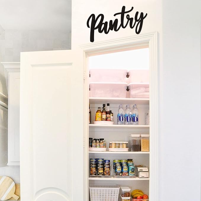 Qmetalart Pantry Sign Pantry Metal Wall Decor for Home Kitchen Restaurant Coffee Shop Store Modern Farmhouse Wall Decor Housewarming Gift - Image 6