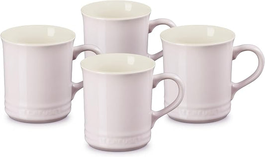 Le Creuset Stoneware Vancouver Mug, Set of 4, 14 oz. each, Shallot by Unknown