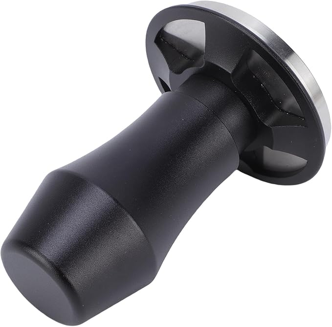 58mm Spring Loaded Coffee Tamper with Automatic Rebound, AntiClog, and Constant Pressure for Home and Coffee Shop Use