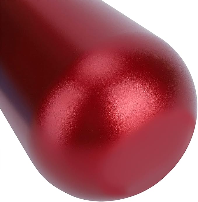 57.5mm less Steel Coffee Tamper, Flat Base Coffee Powder Press Tool with, Heavy Duty Red Tamper for,