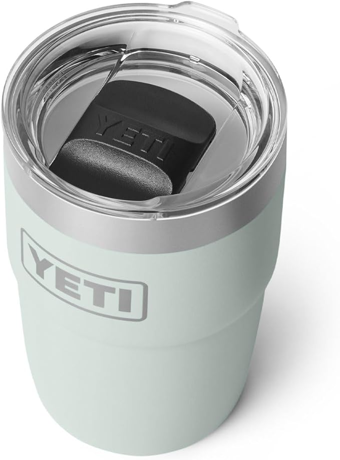 YETI Rambler 8 oz Insulated Coffee Mug with Lid - Stackable Double-Wall Vacuum Insulated Coffee Cup - DuraSip Ceramic Lining - Barista-Friendly Design - Stainless Steel - Dishwasher Safe - Image 3