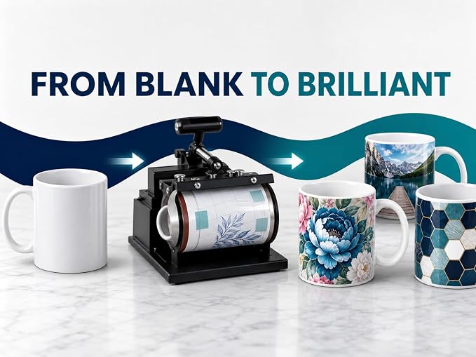 Sublimation Coffee Mugs 11oz White Blank Ceramic Cups For Tea Cocoa With White Box Packing Set of 12Pcs - Image 8