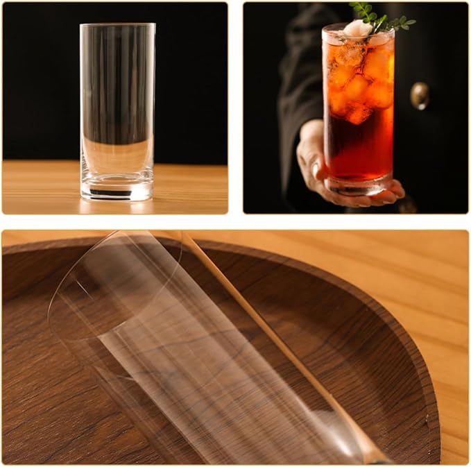 Healifty Elegant Drinking Glass Cup 400ml for Juice and Mixed Drinks with Comfortable Grip and Easy Cleaning, Luxurious Glassware for Home and Entertaining - Image 5
