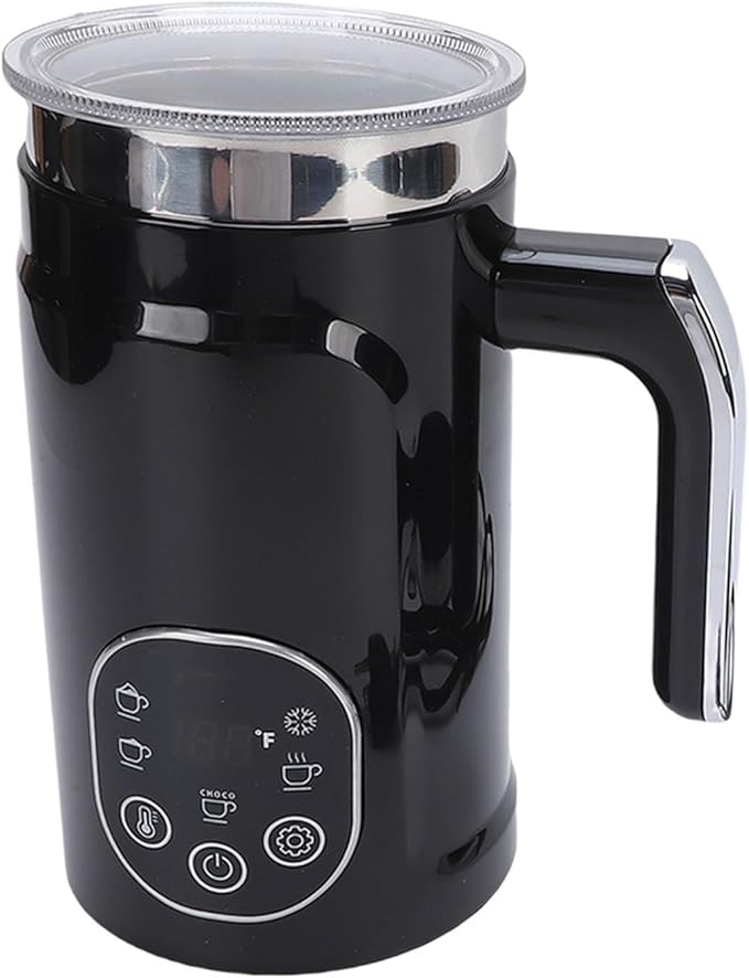 Electric Milk Frother Touch Control Adjustable Temperature Automatic Hot and Cold Milk Foam Maker
