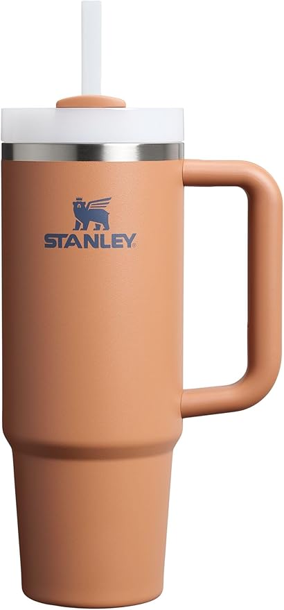 STANLEY Quencher H2.0 Flow State Tumbler, 30 oz, Toast | Handle and Straw | 3-Position Lid | Cup Holder Compatible for Travel | Insulated Stainless Steel Cup | BPA-Free by Unknown