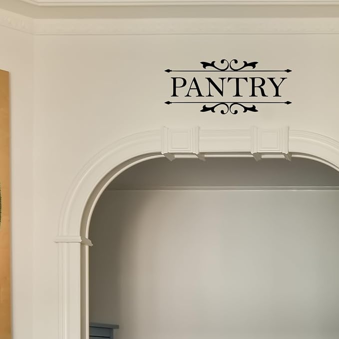 Pantry Vinyl Wall Decal Sticker Art Decal for Pantry Room Door Home Decoration - Image 4