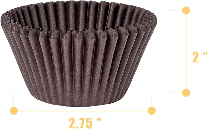 qiqee Coffee Cupcake Liners, 300 Count, Jumbo Size - Image 5