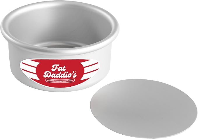 Fat Daddio's PCC-42 Anodized Aluminum Round Cheesecake Pan, 4 x 2 Inch by FatDaddios