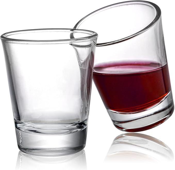 Tebery 30 Pcs 60ml Shot Glasses, 2oz Heavy Base Shot Glasses Sets, Round Glassware Shot Glass, Clear Glass for Vodka, Whiskey, Tequila, Espresso, Liquor - Image 4