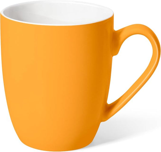 Urbanstrive 16 oz Large Coffee Mug with Handle Tea Cup Novelty Coffee Cup Idea Gift for Men Women Office Work (Orange) by Urbanstrive