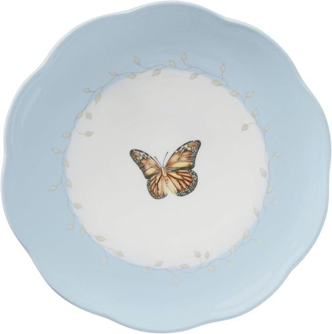 Lenox Dessert Plate Set, Lenox Butterfly Meadow Colors Collection 4-Piece Dessert Porcelain Plates Set, Service For 4, Dishwasher & Microwavable Plate, Small Plates, Home And Dining(Assorted, 4 Piece) - Image 6