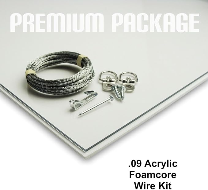 Craig Frames 20x30 Black Picture Frame, Wall Decor for Art and Photos | A lightweight, shatter resistant acrylic front, made in the USA for a gallery display - Image 4