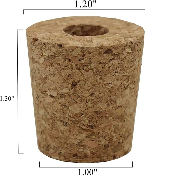 Creative Hobbies Black Pump Dispenser with Cork Stopper for Easy Press-in Fit (Pkg/5)