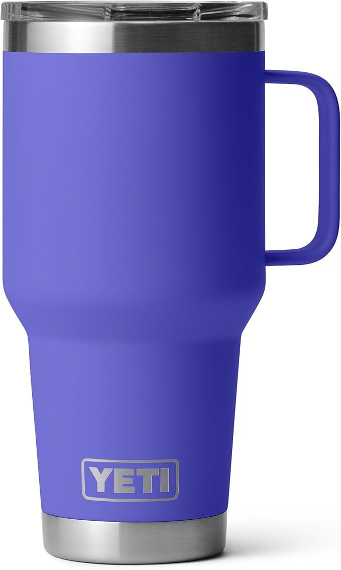 YETI Rambler 30 oz Travel Mug, Stainless Steel, Vacuum Insulated with Stronghold Lid by YETI