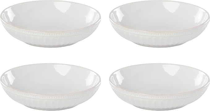 Lenox 895708 French Perle Groove Pasta Bowls, Set Of 4 by Lenox