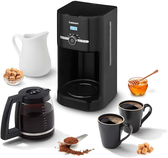 Cuisinart Classic 12-Cup Programmable Coffeemaker, Black, DCC-1120BKNAS - Image 2