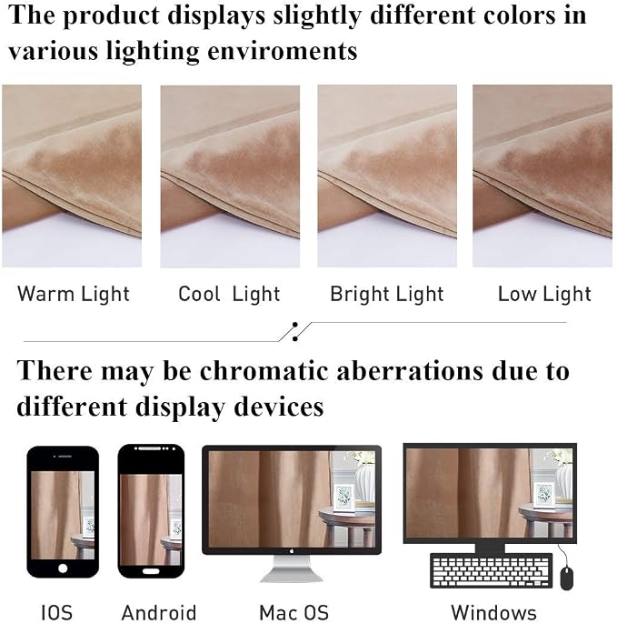 Blush Beige Tassel Velvet Valances Curtains 52x18 Inch 2 Panels | Valances Curtains for Kitchen, Nursery, Half Window Tassel Tier Curtains Room Darkening Home Decor for Living Room - Image 6