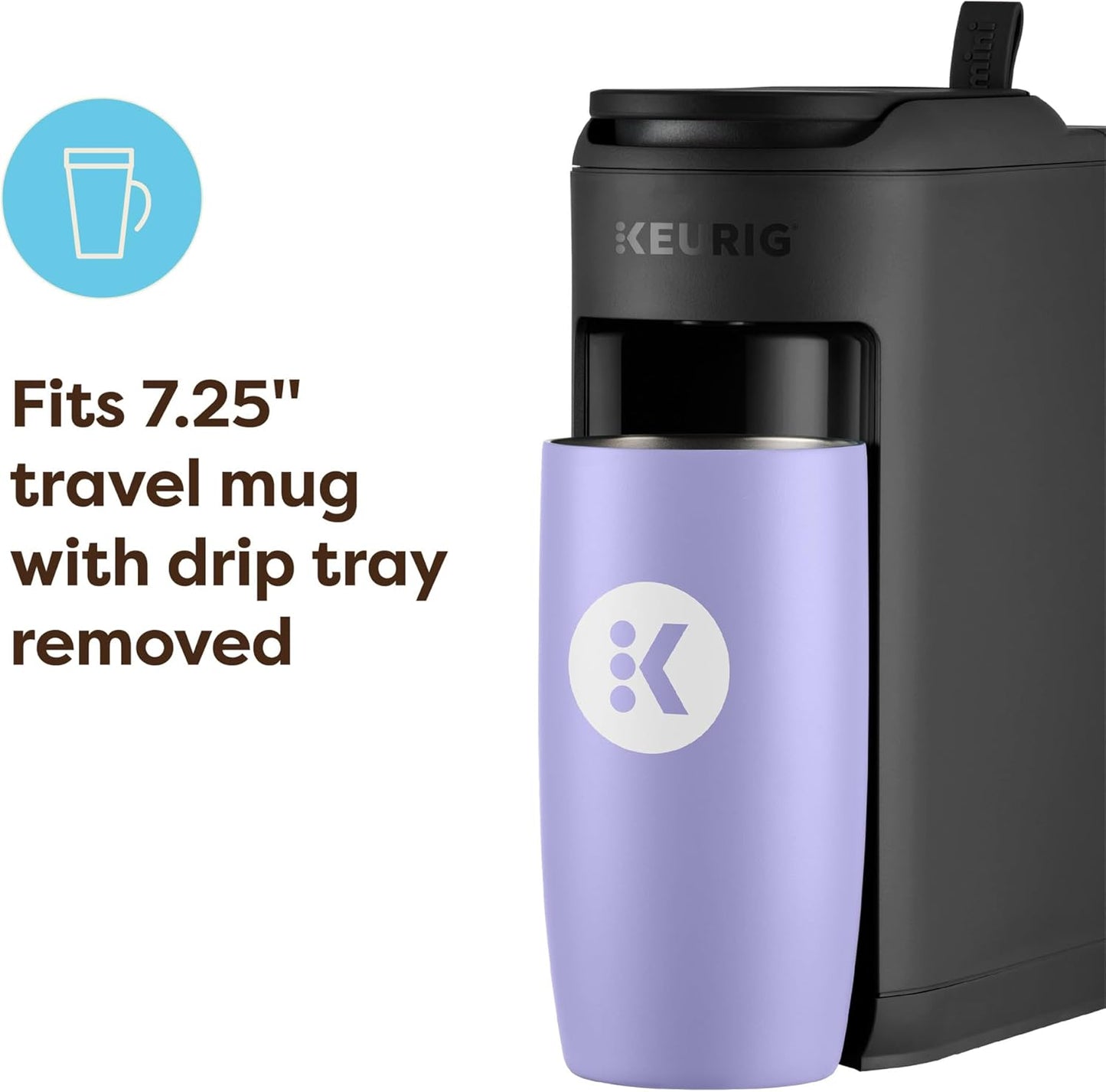 Keurig K-Mini Mate Single Serve Coffee Maker – Compact 12oz Brewer for Small Spaces, Black