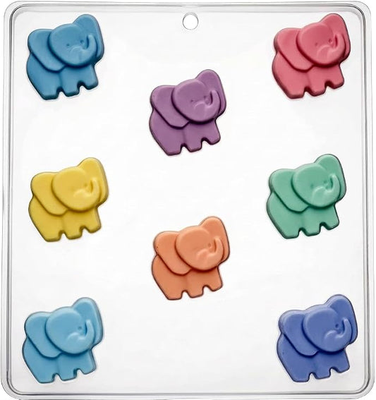 Elephant Chocolate Candy Mold (1334) by CandyMoldsNMore