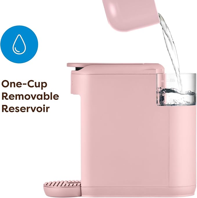 Keurig K-Mini Mate Single Serve K-Cup Pod Coffee Maker, Brews Up to 12 oz Cup, Compact Portable Coffee Machine for Small Spaces, Great for Dorms & Offices, Pink Sands - Image 4