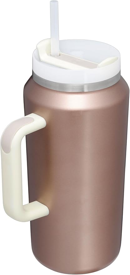 STANLEY Quencher H2.0 Flow State Tumbler, 64 oz, Rose Quartz Glow | Handle and Straw | 3-Position Lid | Large Capacity for Travel & Sports| Insulated Stainless Steel Cup | BPA-Free - Image 2