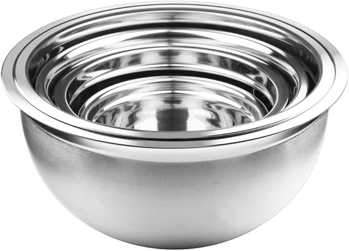 Deep Professional Quality Stainless Steel Mixing Bowl For Serving, Mixing Cooking and or Baking-14.5 Quart, 1192