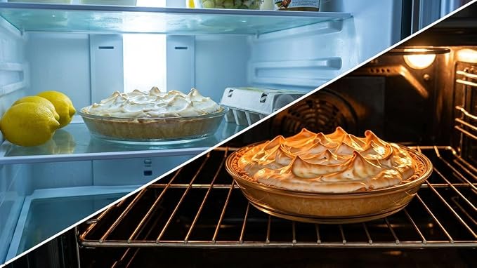 2 Packs 9 Inches Mini Glass Pie Pan | Oven & Microwave Safe, Dishwasher Safe, Lead-Free, for Quiche & Tart, Easy-Grip Handles - Image 7