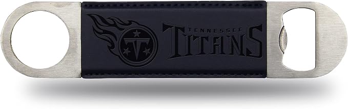 Rico Industries NFL Laser Engraved Bar Blade Faux Leather Laser Engraved Bar Blade - Great Beverage Accessory for Game Day by RicoIndustries