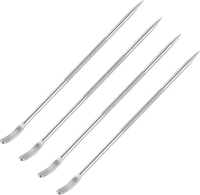 uxcell Stainless Steel Coffee Latte Art Pen, 4Pcs135mm/5.31" Coffee Fancy Tool for Latte Espresso Decorating