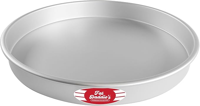 Fat Daddio's Round Cake Pan, 16 x 2 Inch, Silver by FatDaddios