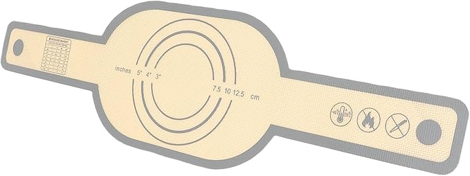 Pssopp Silicone Baking Mat with Long Handle Silicone Bread Sling Reusable Non Stick Baking Mat for Dutch Oven Bread and Cookies Heat up to 500F Food Grade Machine Washable 15 x 56cm - Image 4