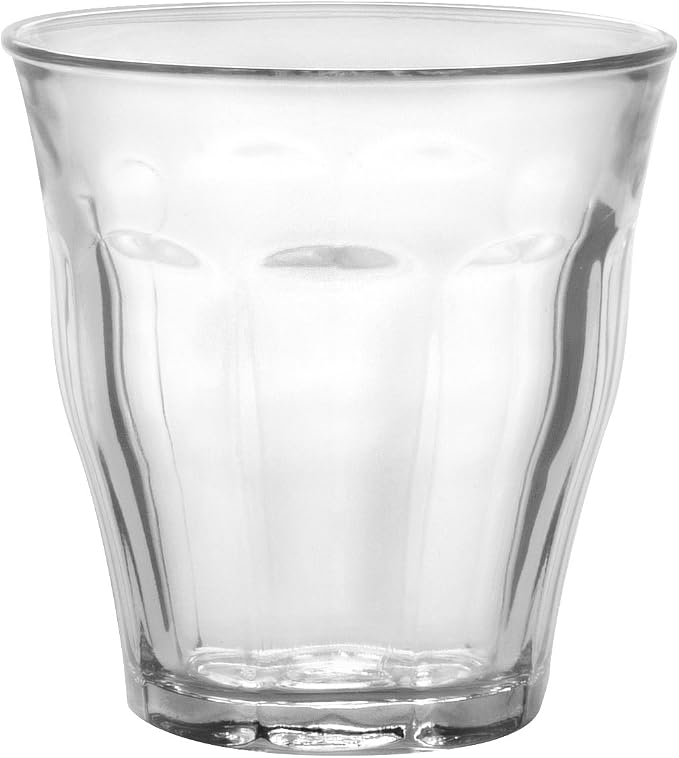 Duralex picardie, clear 25 cl tumbler, 8-3/8 ounce, set of 6 by DuralexMadeInFrance