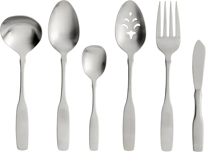 Oneida Paul Revere 6-Piece Serving Set Medium Stainless by Oneida