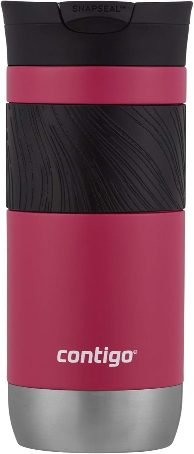 Contigo Byron 2.0 Stainless Steel Travel Mug with SNAPSEAL Lid and Grip, 16oz. by Unknown