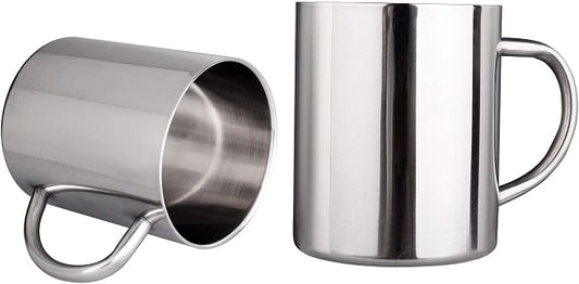 IMEEA Coffee Mug 13.5oz Double Wall Stainless Steel Cups, Set of 2 by IMEEA